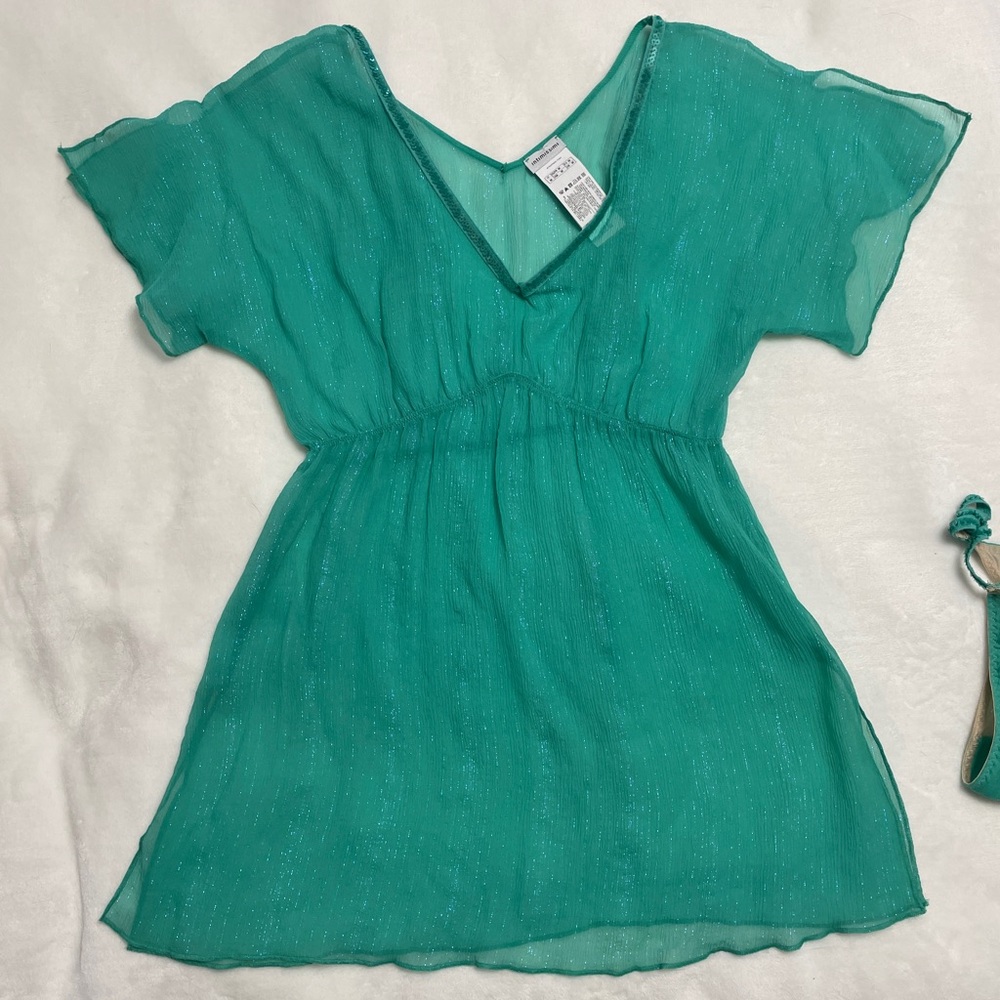 Intimissimi Turquoise Sheer Top